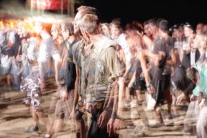 blurry image of humans, unstable gaze