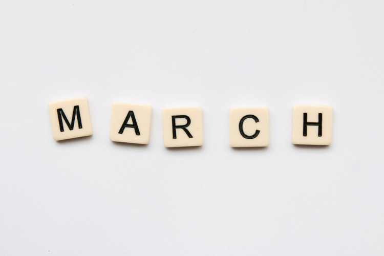march sign