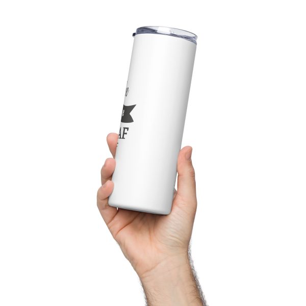 Decaf Banner Stainless steel tumbler