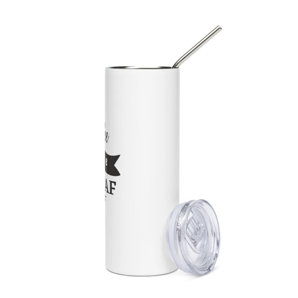 Decaf Banner Stainless steel tumbler