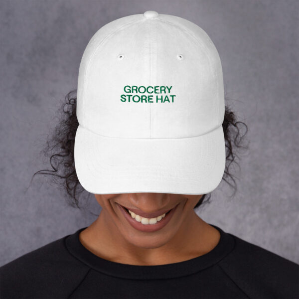 Grocery Store Hat (Green Embroidery)