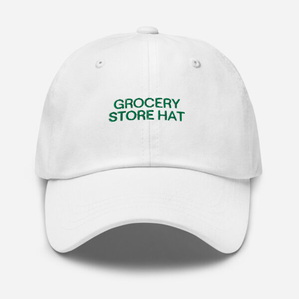 Grocery Store Hat (Green Embroidery)