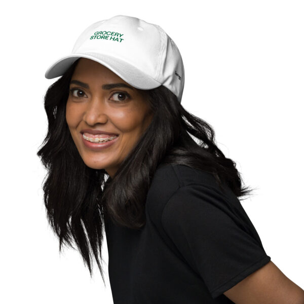 Grocery Store Hat (Green Embroidery)