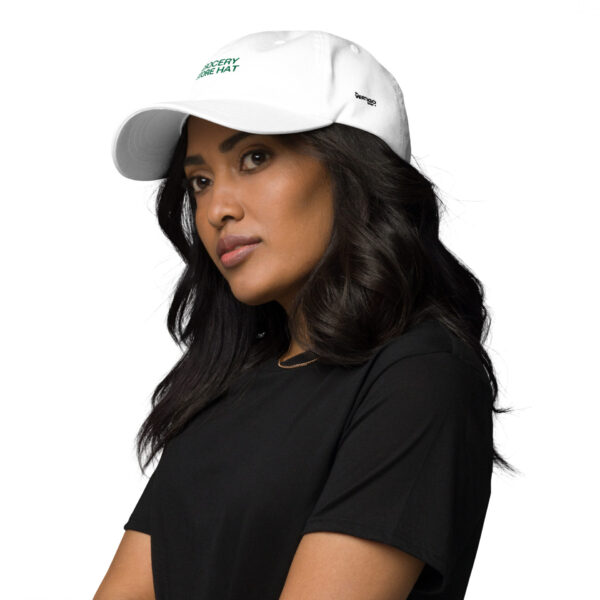 Grocery Store Hat (Green Embroidery)