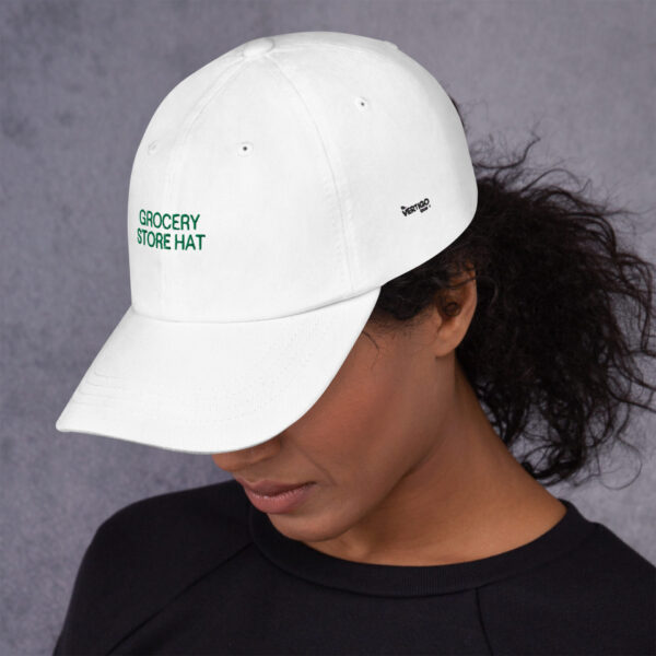 Grocery Store Hat (Green Embroidery)