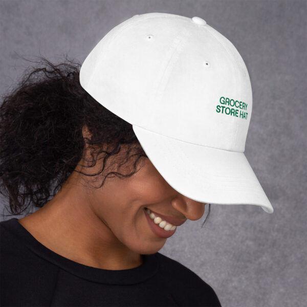 Grocery Store Hat (Green Embroidery)